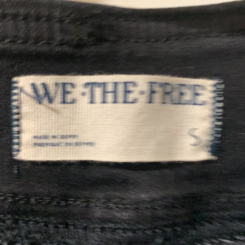 Free People Double Dutch Slit Skinny Mid-Rise Jean in Black Denim - Picture 8 of 14